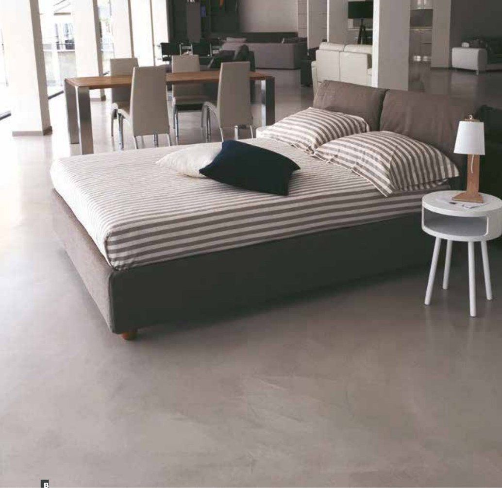 Designboden in Betonoptik, Wohnen
