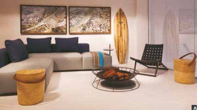 Designboden in Betonoptik, Wohnen