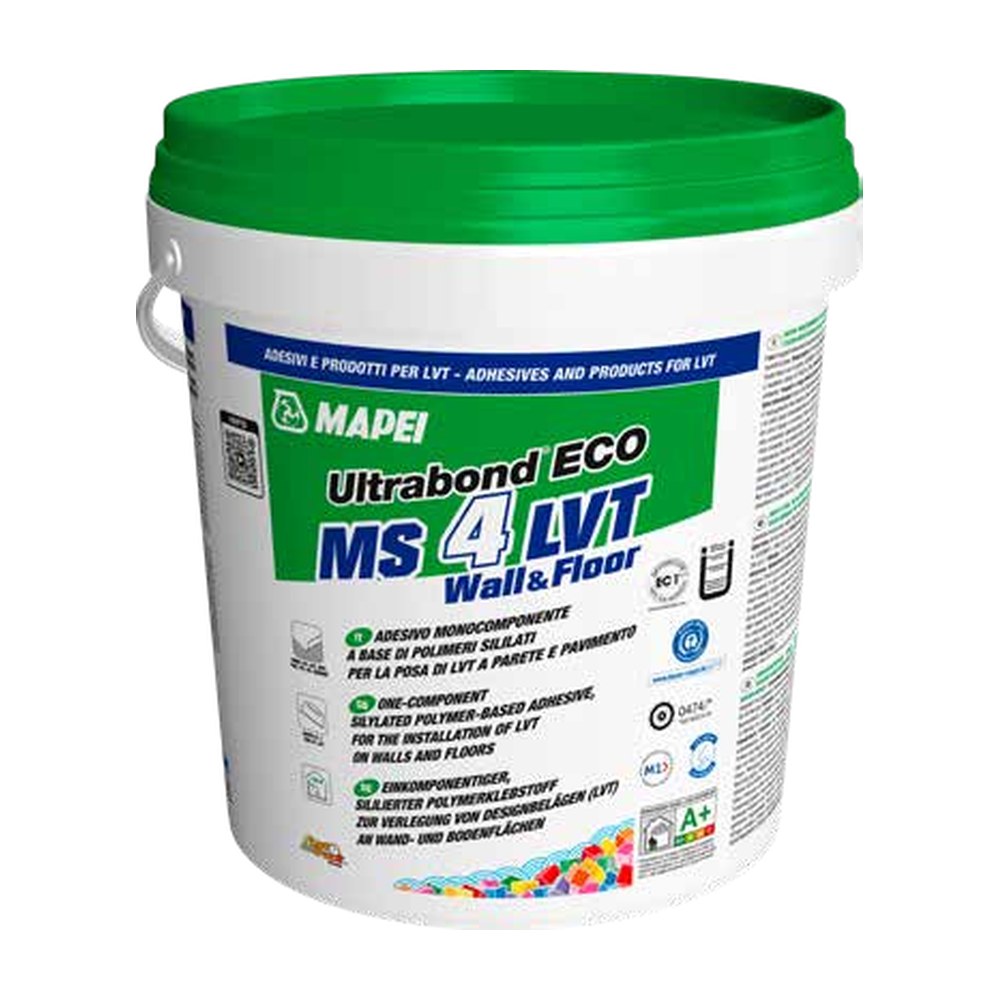 MAPEI ULTRABOND ECO MS 4 LVT WALL&FLOOR MAPEI ULTRABOND ECO MS 4 LVT WALL&FLOOR Hybridklebstoff 1K für Designbeläge